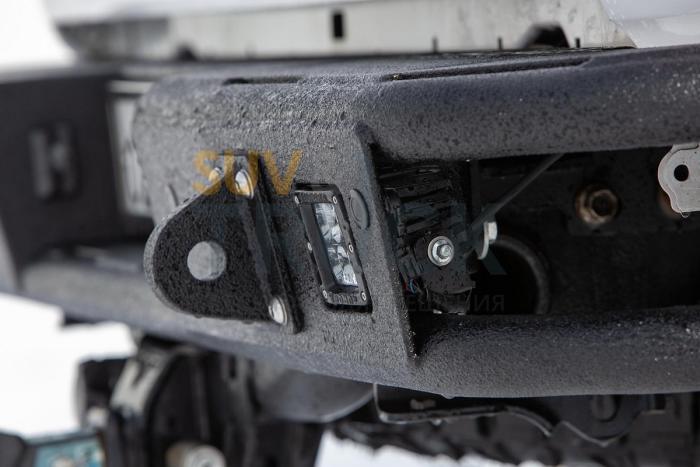 Задний силовой бампер BMS ALFA для Toyota Tundra 2014-20, полимерное покрытие + цинкование