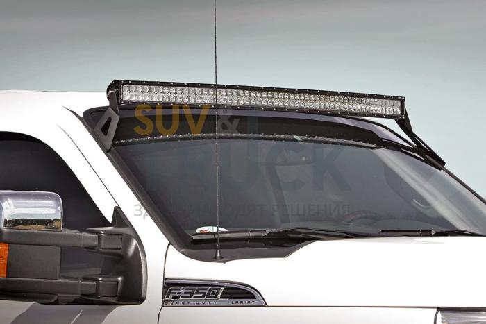 Кронштейн для изогнутой LED балки 54'' над лобовым стеклом Ford Excursion 4WD/2WD 2000-05