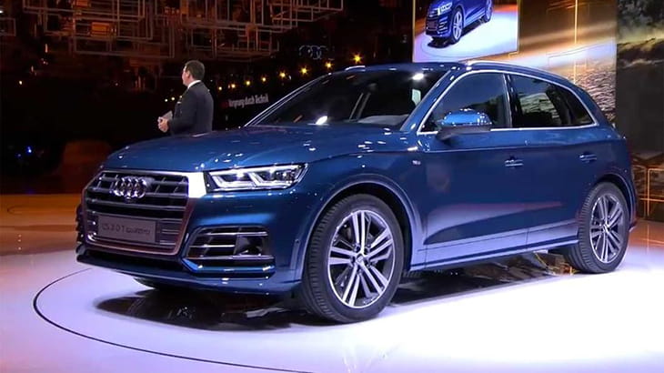Новая AUDI Q5 стал на 90 килограммов легче 