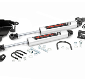 Рулевой демпфер двойной V2 для Jeep Wrangler JL 2018-24 