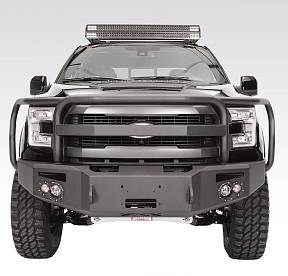 2015-2017 Ford F150 Winch Bumper w/ Full Grill Guard Bare
