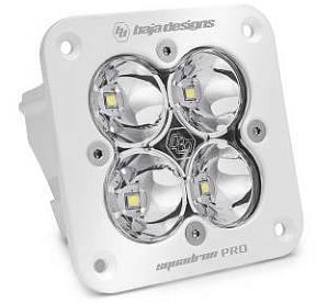 Врезная светодиодная фара (Spot) серии Squadron Pro в белом корпусе