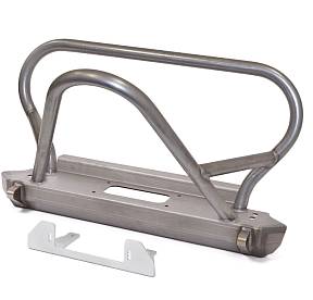 Бампер передния для Jeep TJ/LJ стальной с защитой решётки радиатора от GenRight