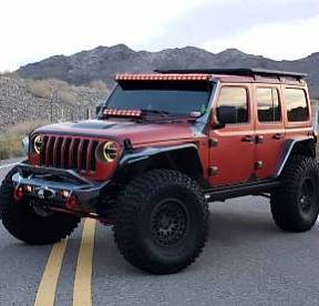 Крепление над лобовым стеклом фары RIGID ADAPT 50″ для JEEP Wrangler JL 