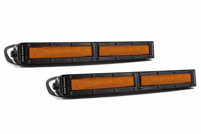 Комплект из 2 LED-балок 12 дюймов серии Stage Series Flood, янтарный свет