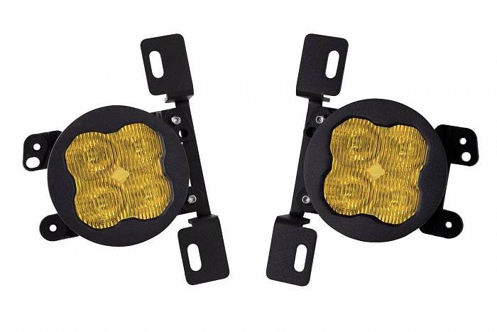 Комплект противотуманных янтарных LED-фар SS3 Sport MR с кронштейнами