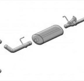 Выхлопная система Volant Cat-Back 3.0 дюйма для Toyota Tundra  2011-17