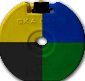 Канистра круглая GKA «НЗ» в запасное колесо 4 литра