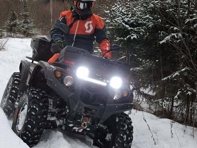 Комплект LED-фар MD-XL серия PRO, дальний свет