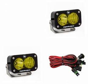 Комплект светодиодных фар янтарного свечения серии S2 Pro
