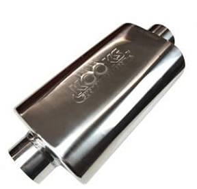 Глушитель овальный  4" x 8", длина 12"