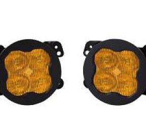Комплект противотуманных янтарных LED-фар SS3 SAE Max M с кронштейнами