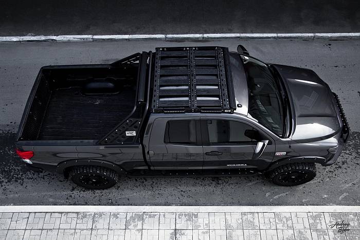 Багажник Raizer-T для Toyota Double Cab 2007+, покрытие Line-X