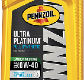 0,95л Pennzoil Ultra Platinum Full Synthetic 0W-40 для бензиновых двигателей
