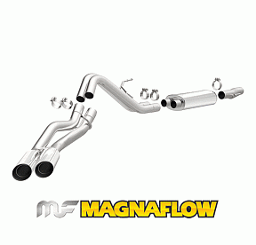 Magnaflow 15461 | Ford F150 | 3.7,5.0,6.2 | Extended Cab-Crew Cab | Dual side by Side Exit | Stainless Cat-Back Performance Exhaust