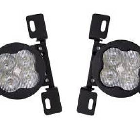 Комплект противотуманных белых LED-фар SS3 Pro MR с кронштейнами