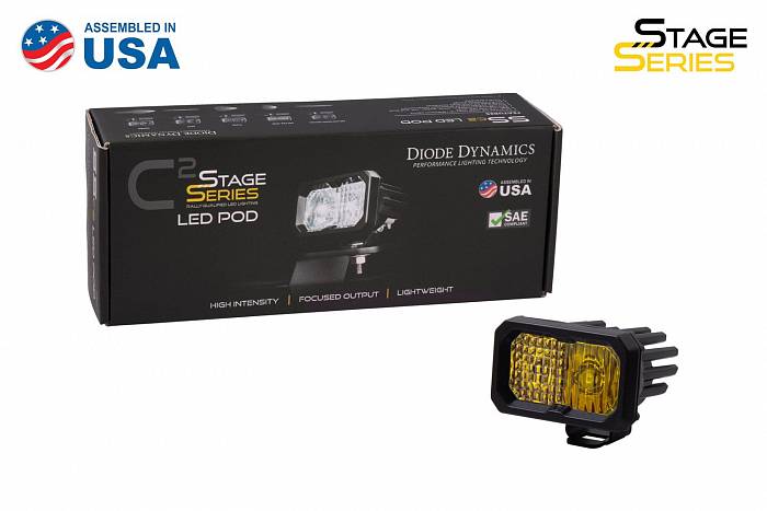 Желтый LED-модуль SS2 Sport с янтарной подсветкой, рабочий свет