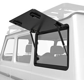 Окно заднее распашное с алюминиевой панелью для Mercedes Benz Gelandewagen левое - by Front Runner