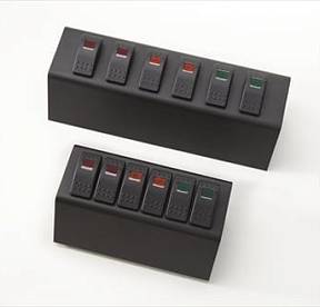JK 7 Inch Mini 6 Switch Panel 07-08 Wrangler JK W/Mini Bezel Multi Color sPOD