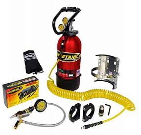 Набор "С" с кронштейном для пола с красным баллоном CO2 10 lb