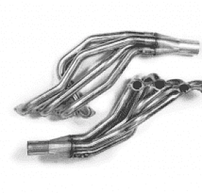 Выпускные коллекторы 1.875'' x 3'', сталь, для Mustang 1979-1993 