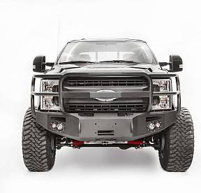2017 Ford Super Duty F250-F350 Winch Bumper w/ Full Grill Guard Bare