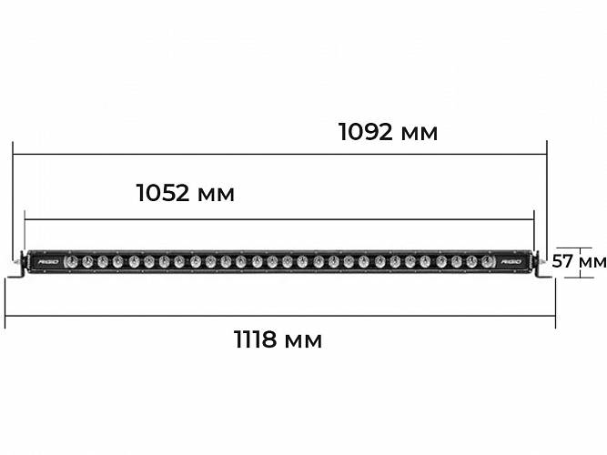 LED-балка Rigid Radiance Plus SR-серия с RGB-W подсветкой, 40"