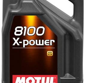 4 л MOTUL 8100 X-power 10W-60 для автомобилей с высокими эксплуатационными характеристиками