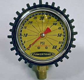 Жидкостный манометр ø 2.5", 0-60 PSI