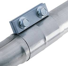 18003 Хомут из нерж стали, широкий, лента, 2.25", шт