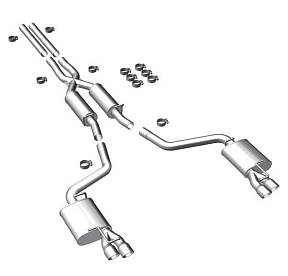Magnaflow 15083 Dodge Charger 5.7L Hemi Dual Exhaust with Quad Tips