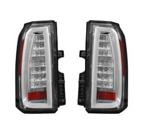 Chevy Tahoe & Suburban 15-17 OLED Bar-Style LED TAIL LIGHTS - Clear Lens