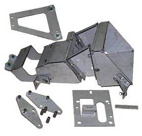 Комплект монтажных кронштейнов для крыльев Jeep TJ/.LJ  алюминиевый от GenRight