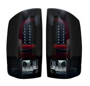 Dodge 07-08 RAM 1500 & 07-09 RAM 2500/3500 OLED TAIL LIGHTS - Smoked Lens