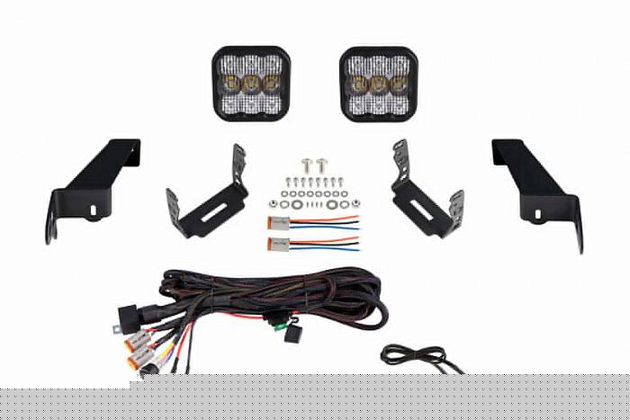 Комплект LED-модулей SS5 Sport CrossLink на бампер Jeep Wrangler, Combo