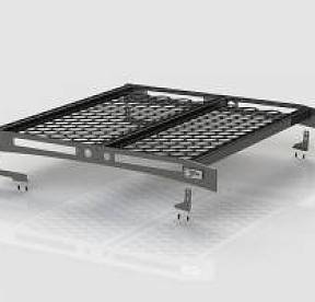 Багажник Raizer-S для Toyota Hilux Revo 2015+, полимерное покрытие