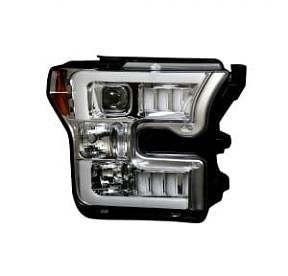 Фары головного света для Ford F150 15-17 - Clear / Chrome
