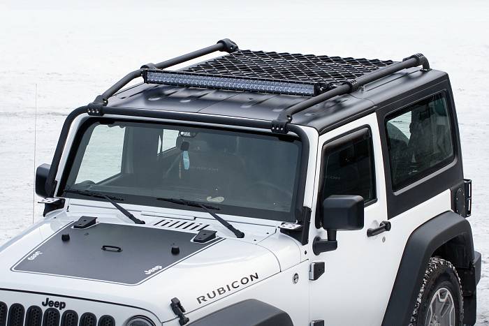 Багажник (Платформа) для Jeep Wrangler JK 3 дв., полимерное покрытие