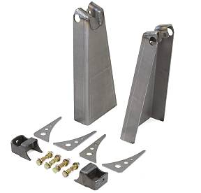 Комплект кронштейнов для установки амортизаторов COIL OVER с корпусом 2-2.5 дюйма  на заднюю ось для Jeep от GenRight