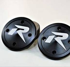 Drive Flange Kit Dana 60 35  Spline w/Hardware and Black Caps Revolution Gear