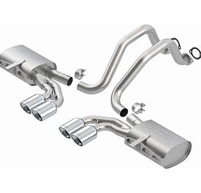 ВЫХЛОПНАЯ СИСТЕМА CAT BACK  CHEVROLET CORVETTE C5/Z06 ’97-’04 TOURING