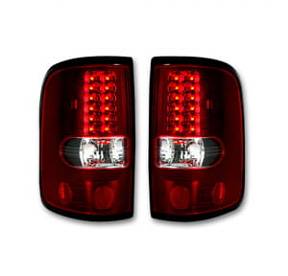 Ford F150 04-08 Straight aka "Style" Side LED TAIL LIGHTS - Red Lens