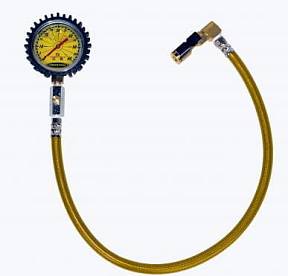 Жидкостный манометр 60 PSI с гибким шлангом 24 дюйма 