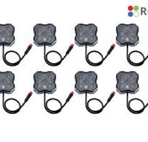 Комплект светодиодных RGBW рок-фар серии Stage