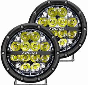 Фары RIGID 360 Серия 6″ Дальний свет - белая подсветка