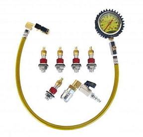Набор №2 для дефлятора с манометром, Monster-клапанами (5) и шаровым клапаном