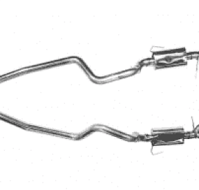 Выхлопная система Mustang GT500 5.8L, 2013-2014, 2.75'' x 3''