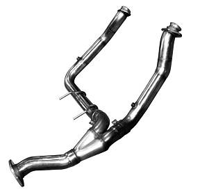 Downpipe и Y-Pipe для Ford F150 Eco Boost V6 3.5L, 3'' без катализаторов