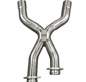 Модернизированные приемные трубы X-Pipe 3'' x 3'' без кат. для Mustang Coyote