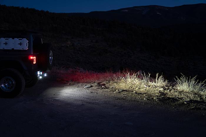 Комплект задних огней с проводкой и тумблером для Jeep Wrangler JL